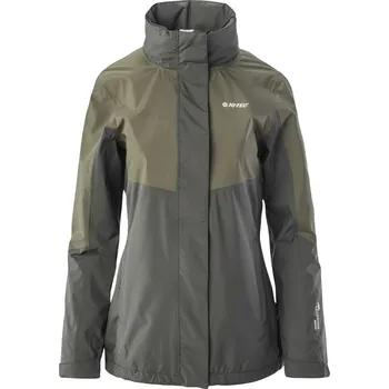 Dámská větrovka Hi-Tec Lady Temuco dámská outdoorová bunda s kapucí Barva: beluga/sea turtle, Velikost: M