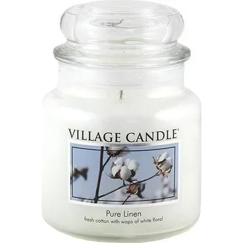 Svíčka Village Candle Vonná svíčka ve skle Pure Linen