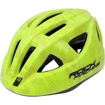 Cyklistická přilba HELMA dětská ROCK MACHINE Fly XS /47-52cm/ S /52-56cm/ - S / Žlutá