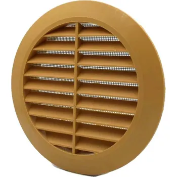 Větrací mřížka Větrací mřížka kulatá béžová d150 se síťkou proti hmyzu MIKAWI 14-0619