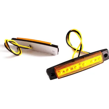 Přídavný světlomet LED světlo dlouhé oranžové 12-24V