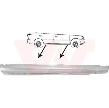 Prah karosérie Nástupní panel VAN WEZEL 8315104