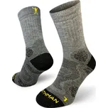 NORTHMAN Svarog, merino ponožky, zimní turistika,Světle šedá Velikost: S/36-38