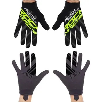 Chránič rukou Dlouhoprsté rukavice ROCK MACHINE Race zelené - XL / Černá