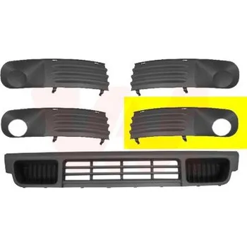 Karosérie Větrací mřížka, nárazník VAN WEZEL 5896593