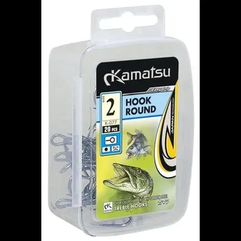 Rybářský háček KAMATSU treble hook 4/0 10ks