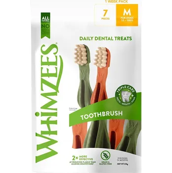 Péče o psí chrup WHIMZEES Star dentální kartáček M