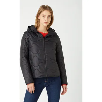 Dámská větrovka Bunda Wrangler TRANSITIONAL PUFFER BLACK Velikost: M