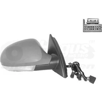 Auto zrcátko Vnější zpětné zrcátko VAN WEZEL 5839818