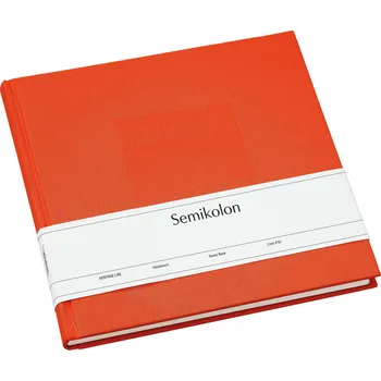 Diář Semikolon, Pamětní kniha Uni Eternity oranžová - Formadore