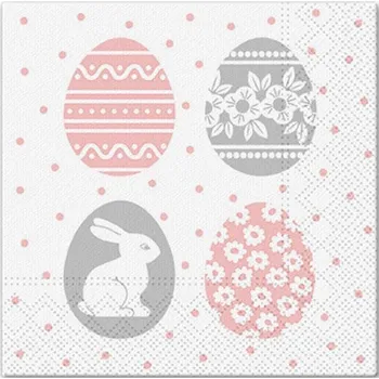 Papírový ubrousek MFP MFP, papírové ubrousky 33 x 33 cm, Velikonoce, mix motivů, 20 ks Motiv: Číslo 1