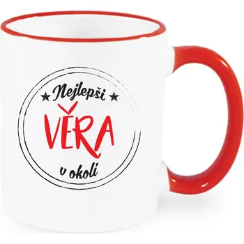Hrnek - Nejlepší Věra v okolí Barva: Červená