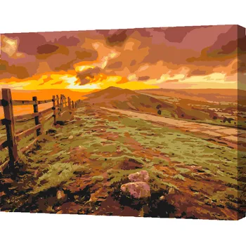 Malování podle čísel - Národní park, Velká Británie 2 Velikost: 30x40cm, Rámování: Pouze srolované plátno