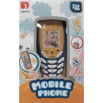 Hračka pro nejmenší Mobilní telefon na baterie - žirafa