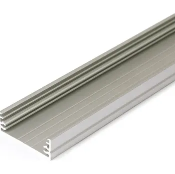 LED lišta Profil WIRELI WIDE24 G/W stříbrný elox 2m (metráž)