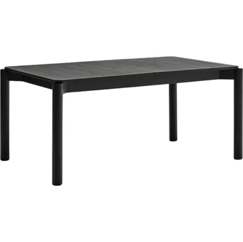 Jídelní stůl Černý rozkládací jídelní stůl Teulat Atlas 160/200 x 100 cm