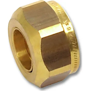 Vodovodní potrubí CU svěrné šroubení surové 3/4x18 mm