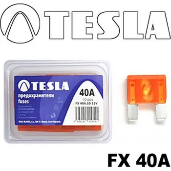 Autoelektrika TESLA sada MAXI pojistek 40A, 10ks