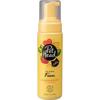 Antiparazitikum pro psa Suchý šampon pro kočku Pet Head Felin' Good Pena (200 ml)