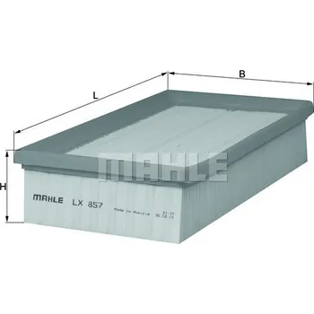 Vzduchový filtr Vzduchový filtr, , 1023134, 97VB9601AA, LBU9860, KNECHT, LX 857