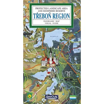 Třeboňsko / panoramatická mapa anglicky