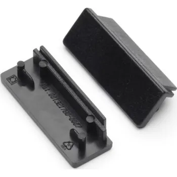 LED lišta Koncovka WIRELI WIDE24 černá, pár