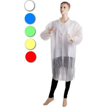 PROFOD PD-VELCRO-G / Jednorázový plášť na suchý zip - zelená XXL