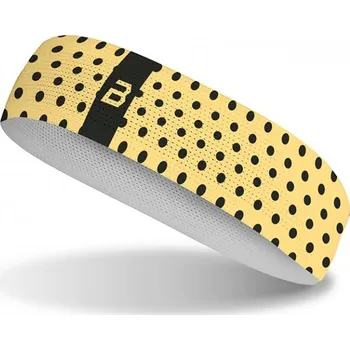 Sportovní čelenka BOSA sportovní čelenka ELASTIC Dots Honey