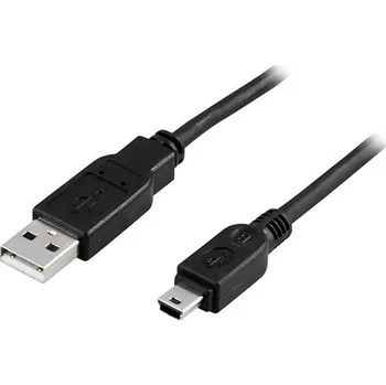 Datový kabel Deltaco USB Cable - 1 m - A-mini B