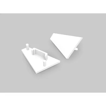 LED lišta Koncovka WIRELI CORNER14 bílá, pár