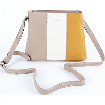 Kabelka Tříoddílová crossbody kabelka David Jones 6939-1 světlehnědá | KabelkyproVas.cz