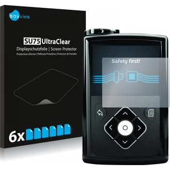 6x SU75 UltraClear Screen Protector Medtronic Minimed 640G