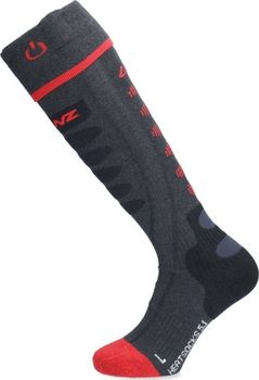 Pánské termo ponožky Lenz Heat Socks 5.1 Toe Cap Anthracite/Red