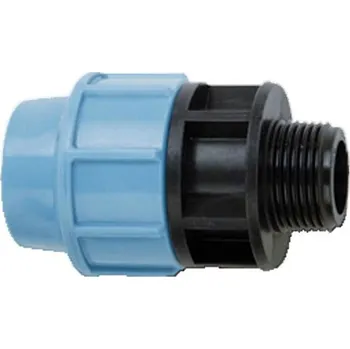 Vodovodní potrubí Spojka s vnějším závitem 20x1/2"