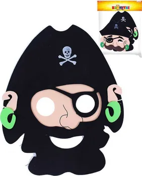 Karnevalová maska Rappa Maska pirátská 2 ks