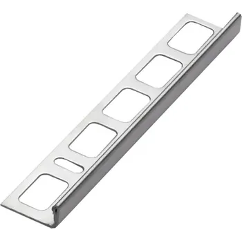 ukončovací lišta Ukončovací lišta L, kartáčovaná nerez, 8 mm, 250 cm