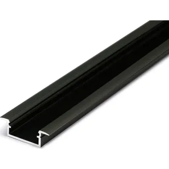 LED lišta Profil WIRELI BEGTIN12 J/S černý elox, 2m (metráž)