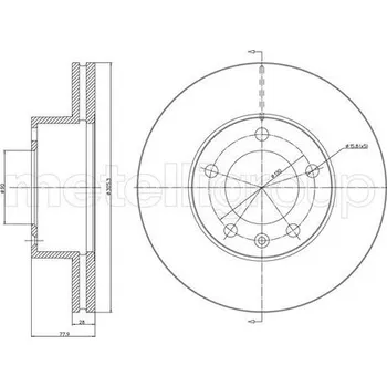 Brzdový kotouč Brzdový kotouč CIFAM (800-532C)