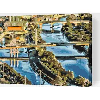 Malování podle čísel - Würzburg Velikost: 30x40cm, Rámování: Pouze srolované plátno