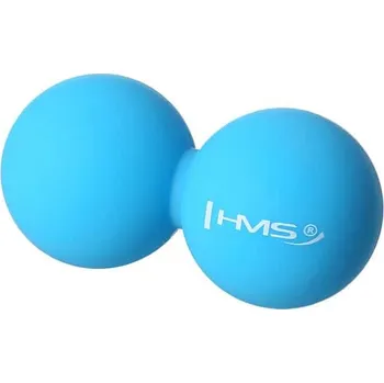 Dvojitý masážní míč HMS BLC02 modrý - Lacrosse Ball