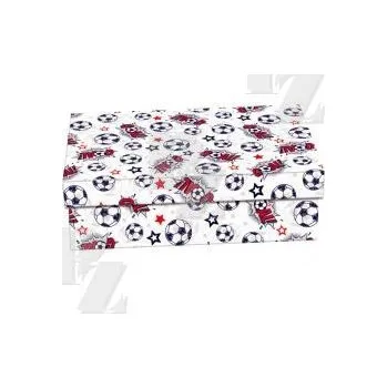 Školní krabice do lavice 33 x 22,5 x 8cm Fotbal, Stil