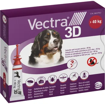Ceva Animal Health Slovakia Vectra 3D Spot-On pro psy, nad 40 kg/3x 8 ml