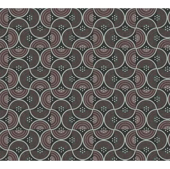 Tapeta A.S. Création | Vliesová tapeta na zeď ART OF EDEN 39061-1 | 0,53 x 10,05 m | černá, šedá, vínová + Černá, šedá, vínová, vliesová tapeta na stěnu 390611 v rozměru 0,53 x 10,05 m