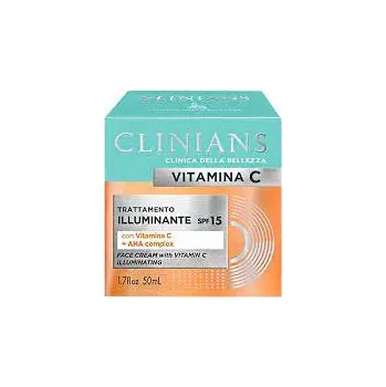 Pleťový krém Clinians Clinians-ANTIPOLLUTION ILLUMINANTE PROTETTIVO SPF15 Rozjasňující pleťový krém 50 ml