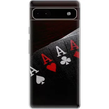 Pouzdro na mobilní telefon Odolné silikonové pouzdro iSaprio - Poker - Google Pixel 6a 5G