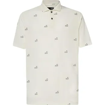 Pánské tričko Oakley Golf Flag Pattern pánské polo, arctic white pánské, XS
