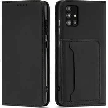 Pouzdro na mobilní telefon Magnet Card knížkové kožené pouzdro na Xiaomi Redmi Note 11 Pro 4G/5G, černé