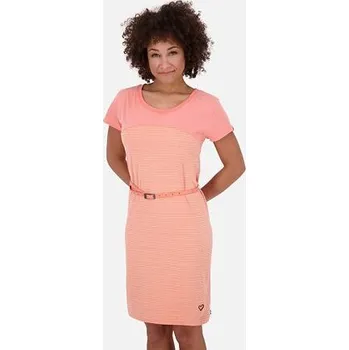 Dámské šaty šaty Alife and Kickin CLARINAAK B Peach Melange velikost XL
