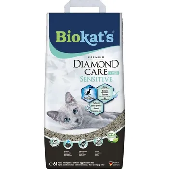 Podestýlka pro kočku Biokat's Diamond Care Sensitive Classic 6 l