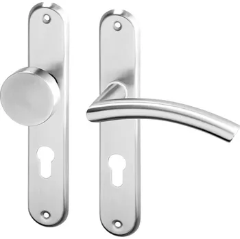 Dveřní kování ACT SERVIS ACT - Pipa OC ECO Provedení: PZ LI (klika levá/koule), Povrch: IN - nerez, Rozteč: 72 mm